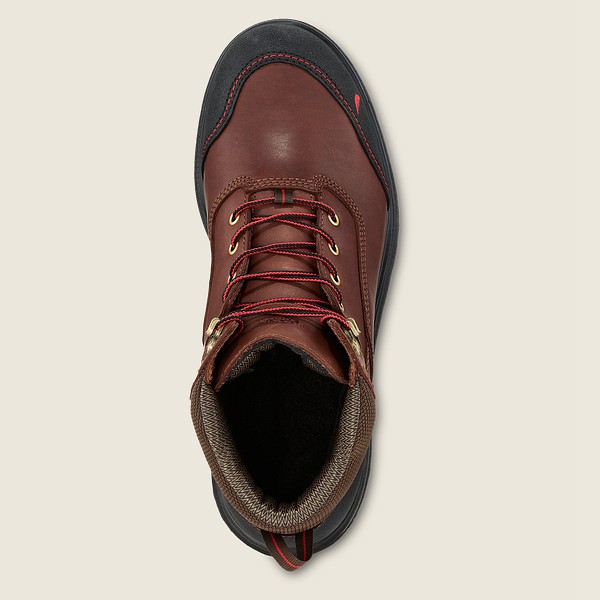 Red Wing Iş Botu Erkek - Brnr Xp - 6-Inch Waterproof Soft Toe - Kahverengi/Siyah - 49XKTJQCP